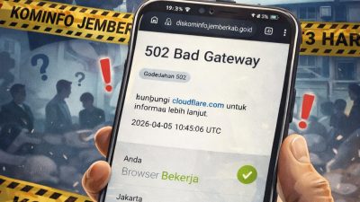 Website Kominfo Jember Lumpuh Berhari-hari, Alarm Serius Kesiapan Digital Pemerintah